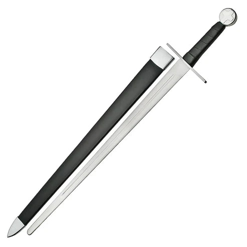 40” Handmade Medieval Cross Sword Stainless Steel Arming Sword by Cosplay Swords