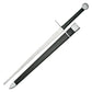 43” Handmade Medieval Cross Sword Stainless Steel Longsword with Scabbard by Cosplay Swords