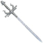 Handmade Damascus Steel  Master Sword 34" Premium Medieval Longsword with Leather Sheath