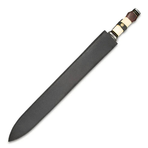 Handmade Damascus steel gladius Sword with walnut and camel bone handle By Cosplay Sword