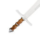 32” Imperial Knight Fantasy Scimitar Heavy Stainless Steel Sword with Heartwood Handle