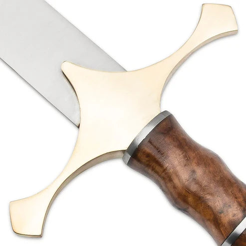 40.5” Mount Carmel Medieval Sword Stainless Steel Blade with Premium Wood Handle
