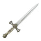 40.5” Mount Carmel Medieval Sword Stainless Steel Blade with Leather Scabbard