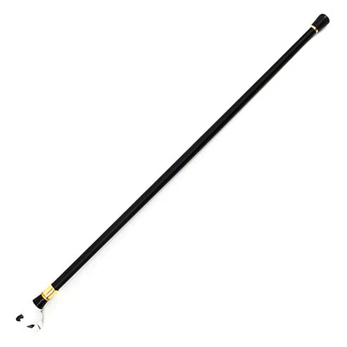 Black and White Panda Handle Walking Sword Cane 12.25" Stainless Steel Blade