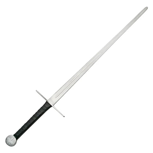 43” Handmade Medieval Cross Sword Stainless Steel Longsword with Scabbard by Cosplay Swords