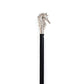 Silver Luxury Hippocampus Sea Horse Handle Cane Sword 12.25" Spear Point Blade