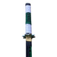 Sanemi Shinazugawa Wind Pillar Nichirin Sword 41" Full Tang Carbon Steel Demon Slayer Katana