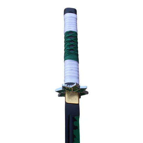Sanemi Shinazugawa Wind Pillar Nichirin Sword 41" Full Tang Carbon Steel Demon Slayer Katana