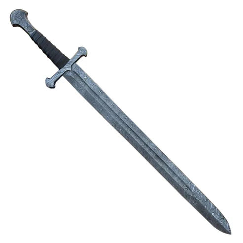 Handmade Damascus Steel Viking Sword 30" Best Damascus By Cosplay Swords