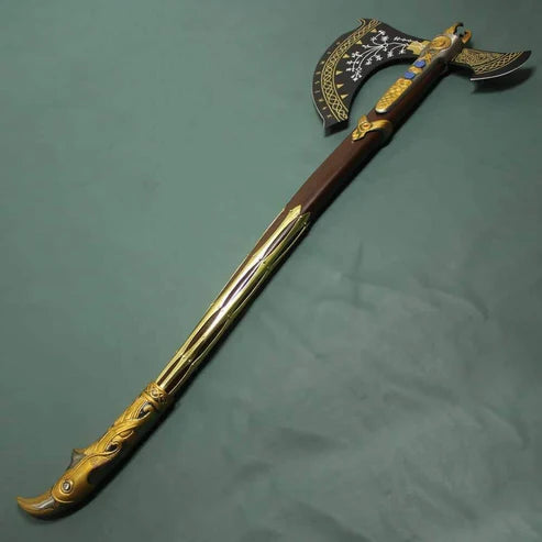 Hand Forged Leviathan Axe Replica God of War Inspired Axe By Cosplay Sword