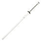 41 3/4" Shinwa White Knight Black Damascus Sword Full Tang Katana By Cosplay Swords