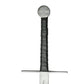 43” Handmade Medieval Cross Sword Stainless Steel Longsword with Scabbard by Cosplay Swords