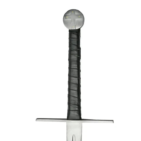 43” Handmade Medieval Cross Sword Stainless Steel Longsword with Scabbard by Cosplay Swords