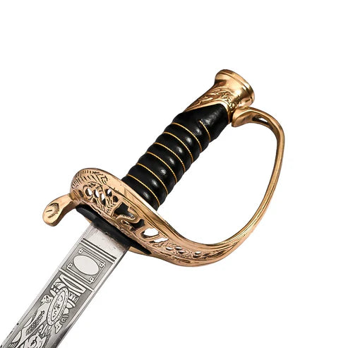 36" Custom US Staff Officer's Sword Handmade Stainless Steel Union Replica by Cosplay Swords