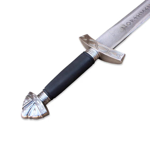 Handmade Damascus Steel Norseman Sword 38" Custom Viking Nordic Sword by Cosplay Swords