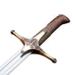 43" Handmade Geralt of Rivia Saber Sword Curved Witcher Blade with Sheath By Cosplay Swords