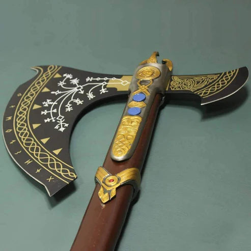Hand Forged Leviathan Axe Replica God of War Inspired Axe By Cosplay Sword