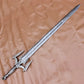 40" Hand Forged Damascus Steel Batman Sword  Full Tang Dark Knight Blade with Leather Sheath