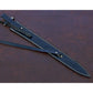 Handmade King Solomon Sword 38" Damascus Steel Medieval Ceremonial Sword with Leather Sheath