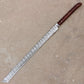 28" Handmade Damascus Steel Hunting Sword Machete Style By Cosplay Swords
