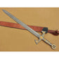 38" Handmade Medieval Templar Knight Longsword Damascus Steel By Cosplay Swords