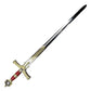 41" King Solomon Sword Red & Gold Edition Stainless Steel Ceremonial Replica Cosplay Swords