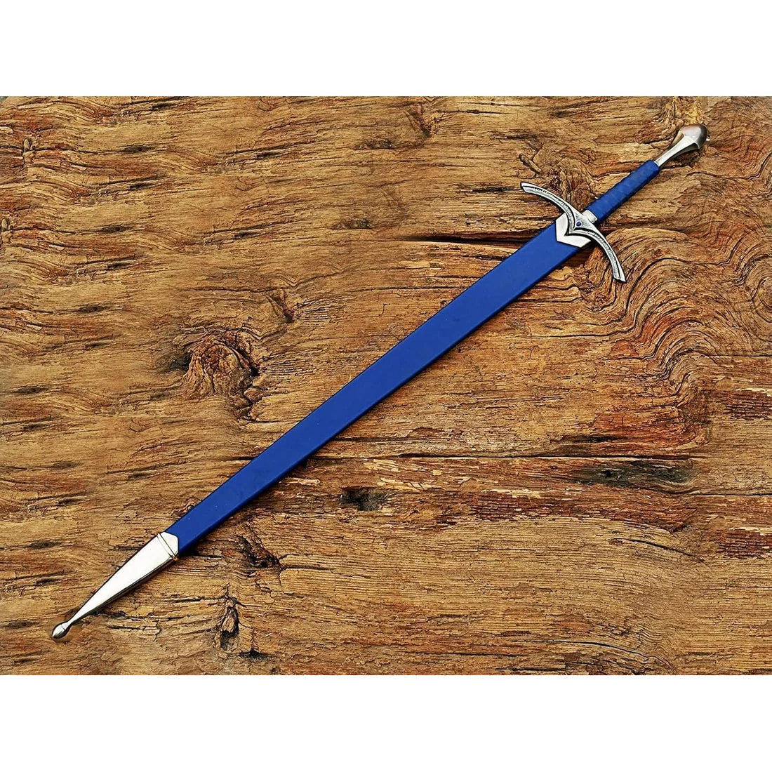 40" Damascus Steel Glamdring Sword Hammer Medieval Sword By Cosplay Swords