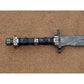 Hand forged Damascus steel Viking sword with Pakka Wood handle By Cosplay Sword