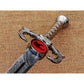 Hand Forged Damascus Steel Sword of Omens Lion-O Thundercats Replica