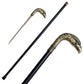 Brass Finish Eagle Head Luxury Cane Sword 12" Hidden Steel Blade By Cosplay Sword