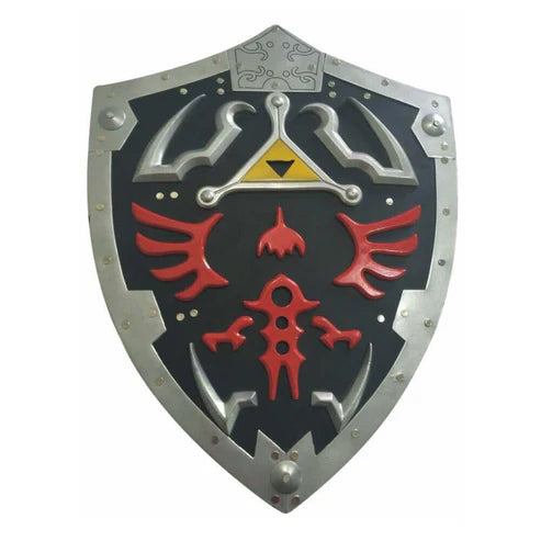 Dark Link Hylian Zelda Shield Full Size Black Edition Replica By Cosplay Sword