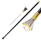 Famille Rose Silver Vase Handle Walking Cane Sword 12"  By Cosplay Sword
