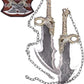 God of War Kratos' Blades of Chaos 21" Metal Replica Stainless Steel By Cosplay sword