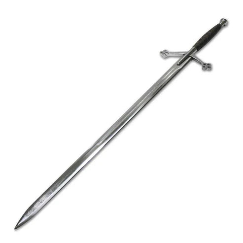 Handmade 41.5" Stainless Steel Highland Claymore Sword Black Medieval Swords