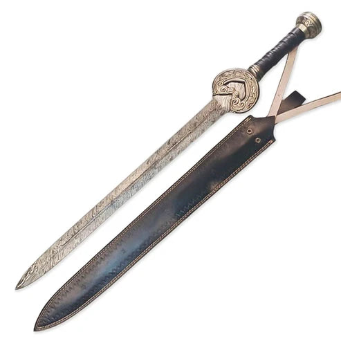 Handmade Damascus Steel Herugrim King Theoden’s Sword By Cosplay Sword