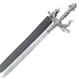 Handmade Damascus Steel  Master Sword 34" Premium Medieval Longsword with Leather Sheath