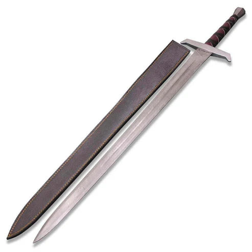 Handmade King Arthur Excalibur Movie Replica 42" Damascus Steel Sword by Cosplay Swords