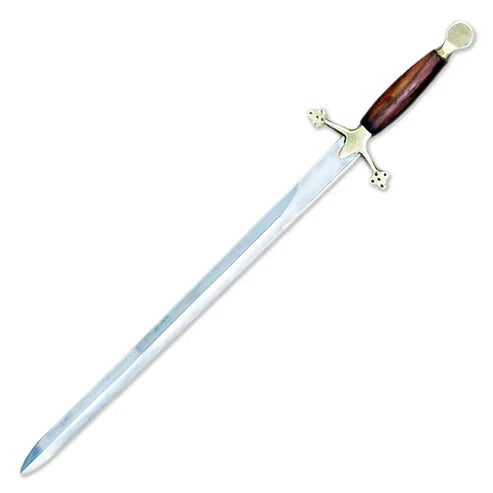 Handmade Scottish Claymore Greatsword Stainless Steel & Rose Wood Cosplay Swords