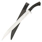 Honshu Boshin Seax Knife Full Tang Stainless Steel Blade with Leather Sheath by Cosplay Swords