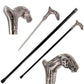 Horse Head Artisan Gentleman’s Cane Sword 12" Hidden Blade By Cosplay Sword