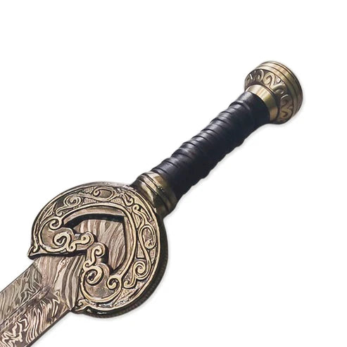 38" King Theoden Herugrim Sword Hand Forged Damascus Steel Cosplay Swords