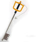 Kingdom Hearts Kingdom Key 2nd Edition Stainless Steel Replica With Cosplay Sword