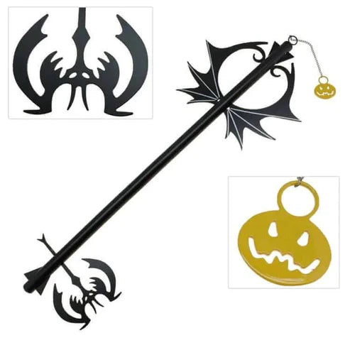 Kingdom Hearts Pumpkinhead Keyblade Iconic Sora Replica Prop By Cosplay Sword