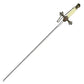 37” Masonic Knight Templar Ceremonial Sword With White Scabbard Cosplay Swords