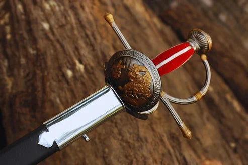 Handmade Double Head Sword Decorative Spanish Rapier Replica  Cosplay Swords