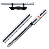 Sasuke Uchiha Sword of Kusanagi 20 inch carbon steel dagger replica with black wooden scabbard by Cosplay Swords.