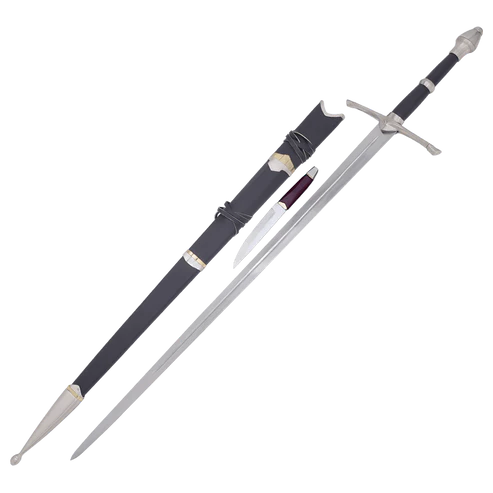Strider’s Ranger Sword Black Edition Lord of the Rings Authentic Replica By Cosplay Sword