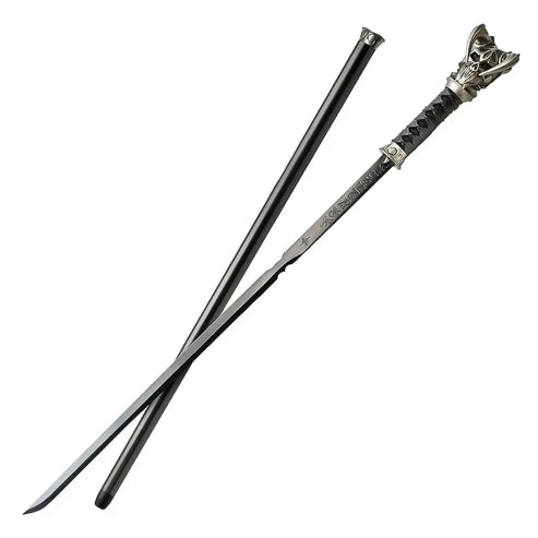 Vorthelok Forged Sword Cane 26" High Carbon Steel Blade By Cosplay Swords