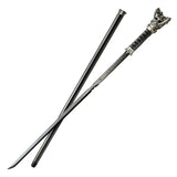Vorthelok Forged Sword Cane 26" High Carbon Steel Blade By Cosplay Swords