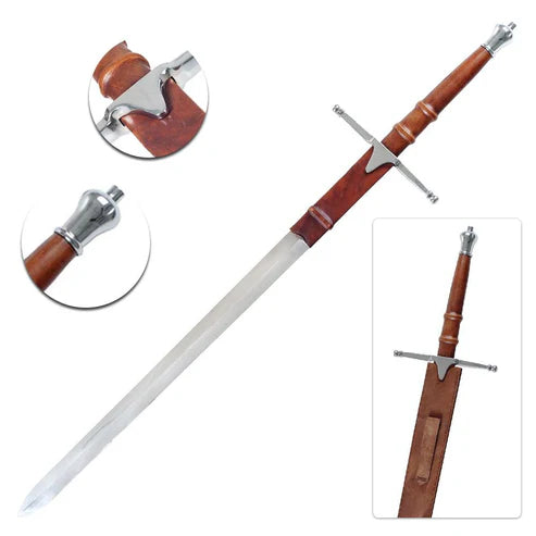 William Wallace Braveheart Replica Medieval Scottish Two Handed Sword By Cosplay Sword